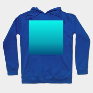 preppy summer beach chic abstract teal blue turquoise ombre Hoodie